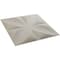 Ekena Millwork 11 7/8in. W x 11 7/8in. H Helene EnduraWall Decorative 3D Wall Panel Covers 0.98 Sq. Ft. WP12X12HEGBW - alternate 2